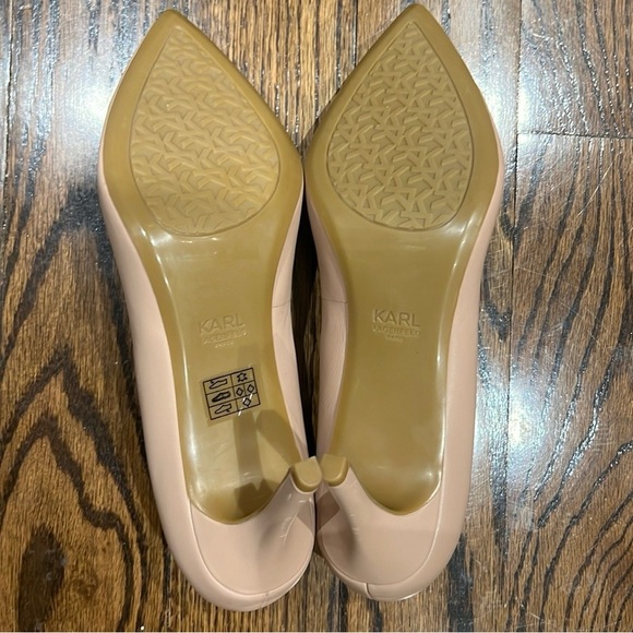 Karl Lagerfield Royals Pumps, Nude, 9.5 - Picture 8 of 10